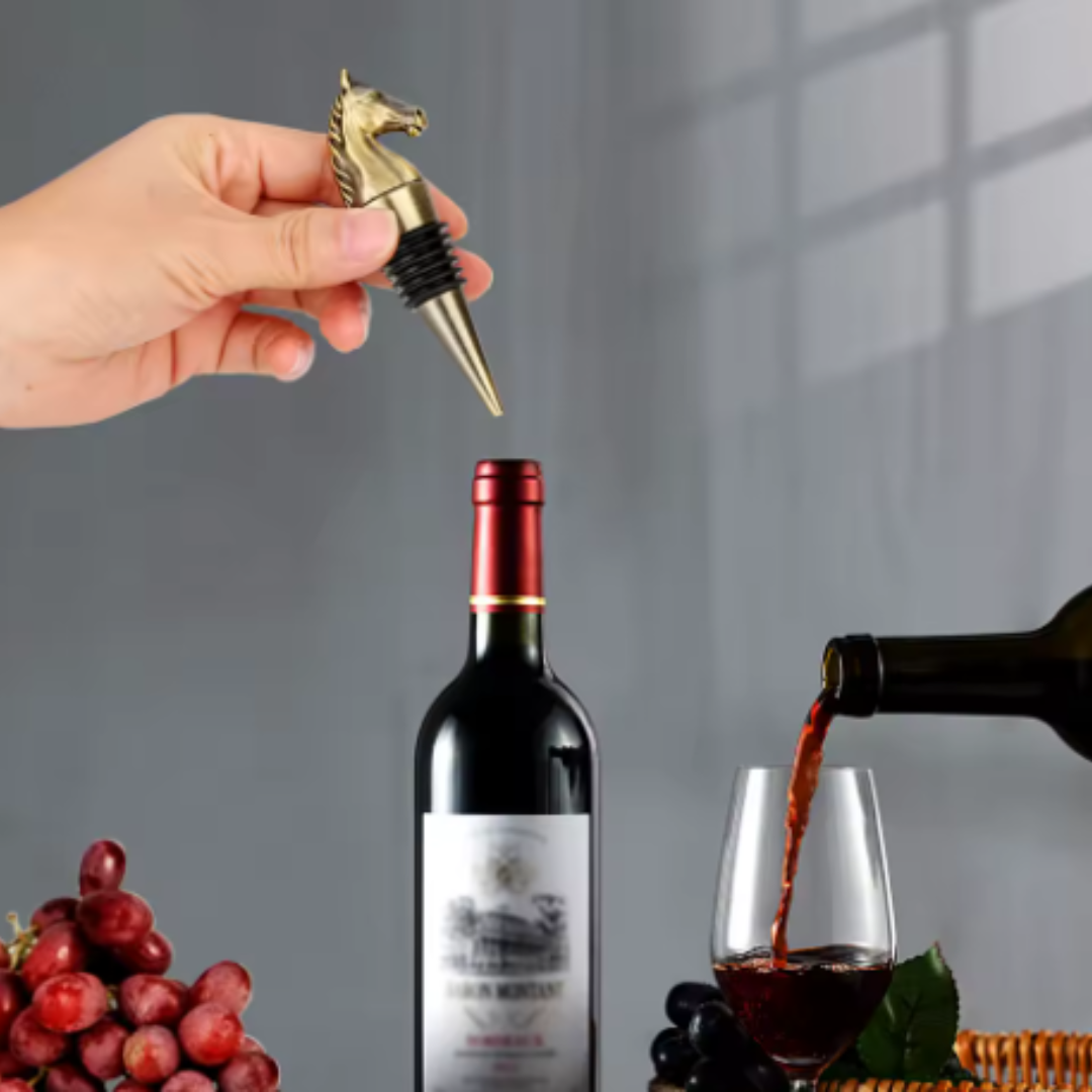 Tapón De Vino, Cabeza De Caballo Vintage